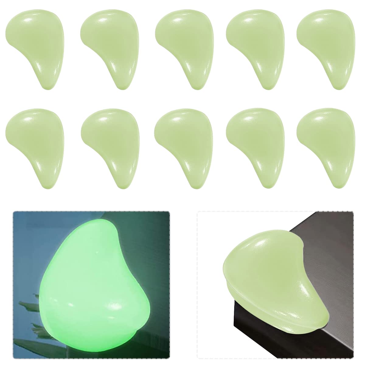 HASTHIP 10pcs Home Safety Luminous Round Table Smooth PVC Corner Protector,Self Adhensive Guard for Table,Furniture,Sharp Edges Baby Anti Collision Corner Guard HASTHIP 10pcs Home Safety Luminous Round Table Smooth PVC Corner Protector,Self Adhensive Guard for Table,Furniture,Sharp Edges Baby Anti Collision Corner Guard